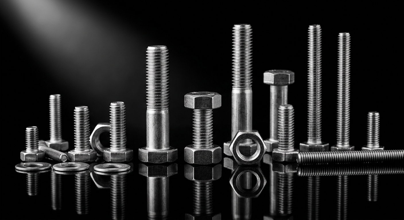 Precision industrial bolts and hardware